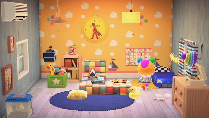 コグマ住民パッチ、あつ森ハピパラの別荘インテリア