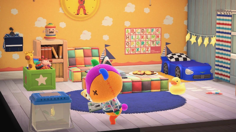 コグマ住民パッチ、あつ森ハピパラの別荘インテリア2