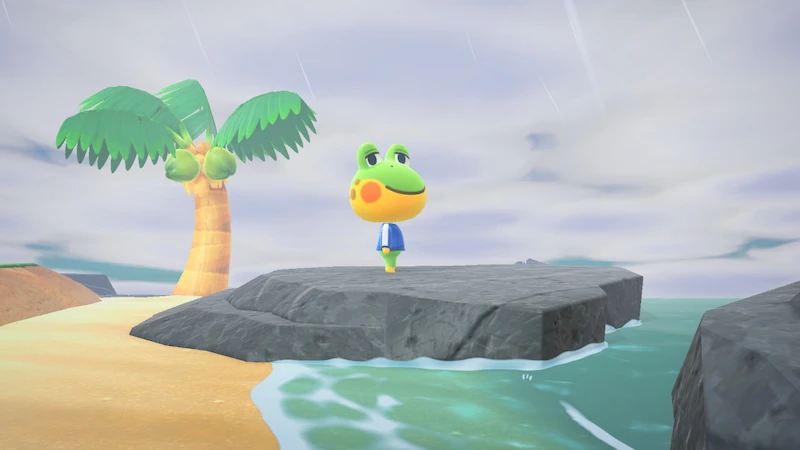 あつ森雨の日のヘンリー